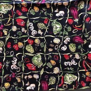 Vintage Hand Sewn Silk Nicole Miller Scarf 42 X 42